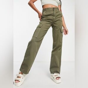 Stradivarius Straight Leg Cargo Pants